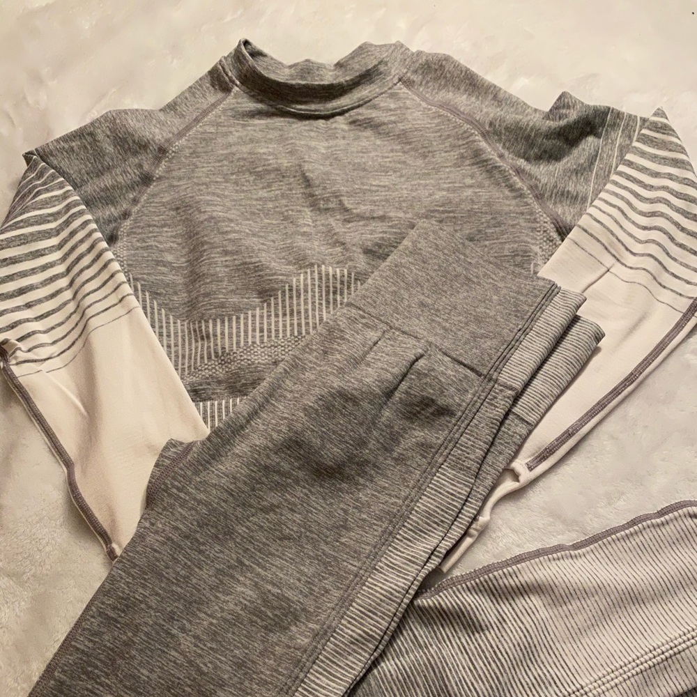 Leggings and crop top